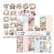 SCRAPBOYS SWEET PEONIES 12 X 12 PAPER PACK 250GSM